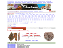 Tablet Screenshot of greatcabochons.com